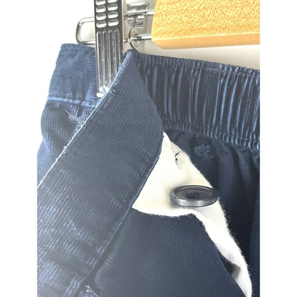 Land's End High Rise Straight Leg Deep Sea Navy Corduroy Pants in Women's Size 8 - Picture 5 of 8